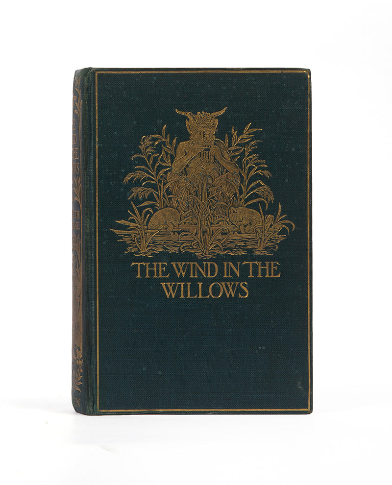 First impression, The Wind in the Willows, Kenneth Grahame, goog copy of a corner stone work of Edwardian literature, a tale steeped in nostalgia and parental love