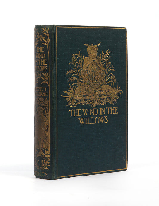 First impression, The Wind in the Willows, Kenneth Grahame, goog copy of a corner stone work of Edwardian literature, a tale steeped in nostalgia and parental love