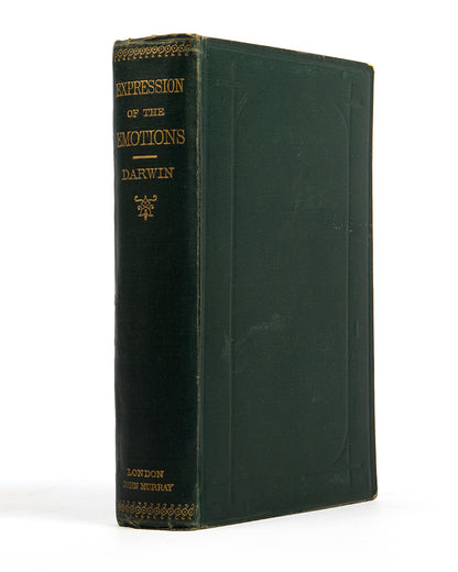 First edition, second issue of The Expression of the Emotions in Man and Animals by Charles Darwin, published in 1872.