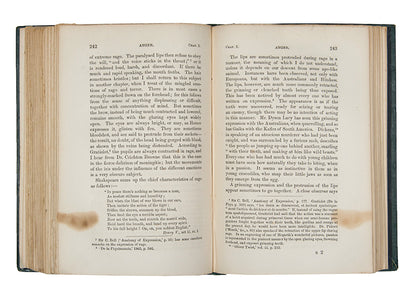 First edition, second issue of The Expression of the Emotions in Man and Animals by Charles Darwin, published in 1872.