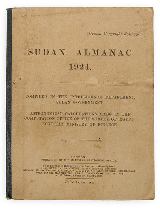 Sudan Almanac 1924.
