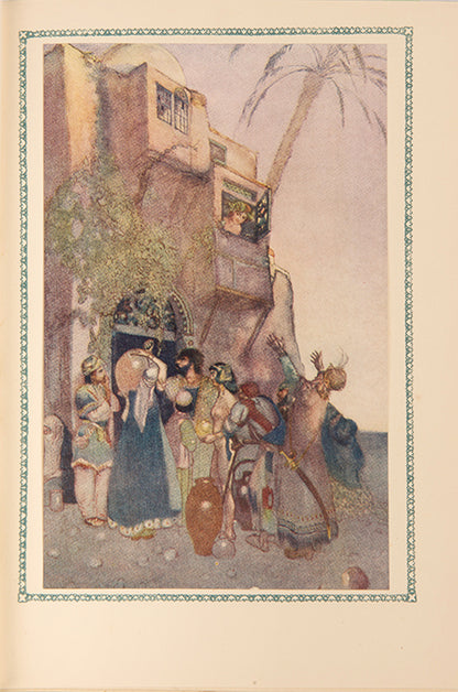 A handsome copy of The Rubàiyàt of Omar Khayyàm, with colour-plate illustrations after the Hungarian artist Willy Pogany in the origianl leather bound binding, 1930