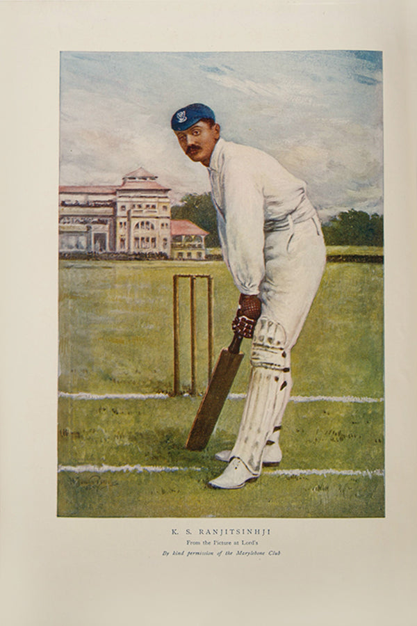 First edition of Percy Cross Standing's Cricket of Today and Yesterday, a collection of essays on cricket, with articles by famous cricketers of the day including K.S. Ranjitsinhji, P.F. Warner, D.L.A. Jephson, Robert Abel and Wilfred Rhodes.