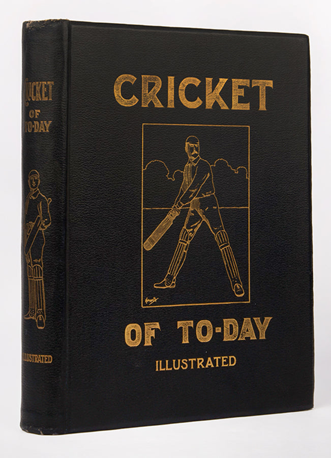 First edition of Percy Cross Standing's Cricket of Today and Yesterday, a collection of essays on cricket, with articles by famous cricketers of the day including K.S. Ranjitsinhji, P.F. Warner, D.L.A. Jephson, Robert Abel and Wilfred Rhodes.