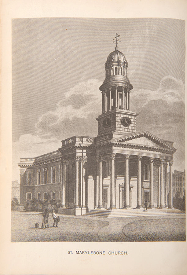 The first edition of George Clinch's illustrated history of Marylebone and St. Pancras, in a lovely gilt binding.