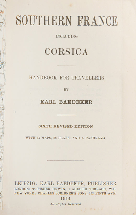 Last English edition. Includes the French Alps.