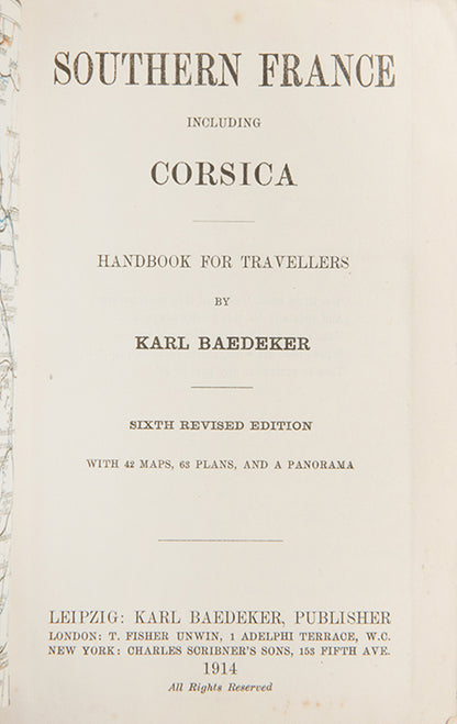 Last English edition. Includes the French Alps.