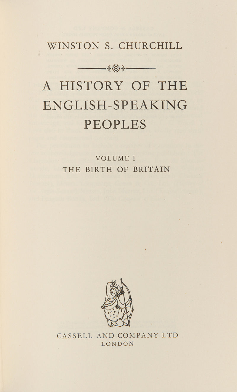 A History of the English-Speaking Peoples.