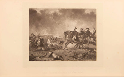 A inely bound example of Maxwell's Life of Wellington, bound in green morocco for The Judd School by Bickers