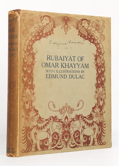 The Rubàiyàt of Omar Khayyàm illustrated by Edmund Dulac, 20 colour plates, the poem presents an interesting challenge to any reader trying to sort through its symbolism