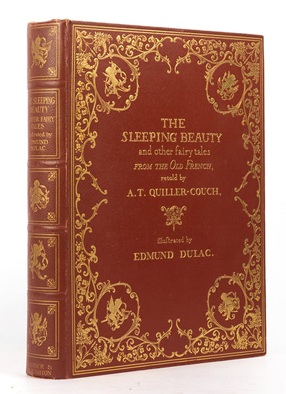 A sumptuous edition of The Sleeping Beauty exquisitely illustrated by Edmund Dulac, with additional stories; Blue Beard; Cinderella; Beauty and the Beast, first 1910