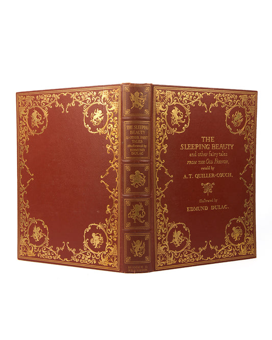 A sumptuous edition of The Sleeping Beauty exquisitely illustrated by Edmund Dulac, with additional stories; Blue Beard; Cinderella; Beauty and the Beast, first 1910