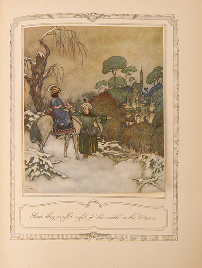 A sumptuous edition of The Sleeping Beauty exquisitely illustrated by Edmund Dulac, with additional stories; Blue Beard; Cinderella; Beauty and the Beast, first 1910