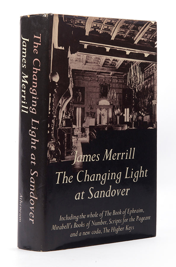First edition of The Changing Light at Sandover, inscribed by the author and his life partner David Jackson to Peter Gillis.