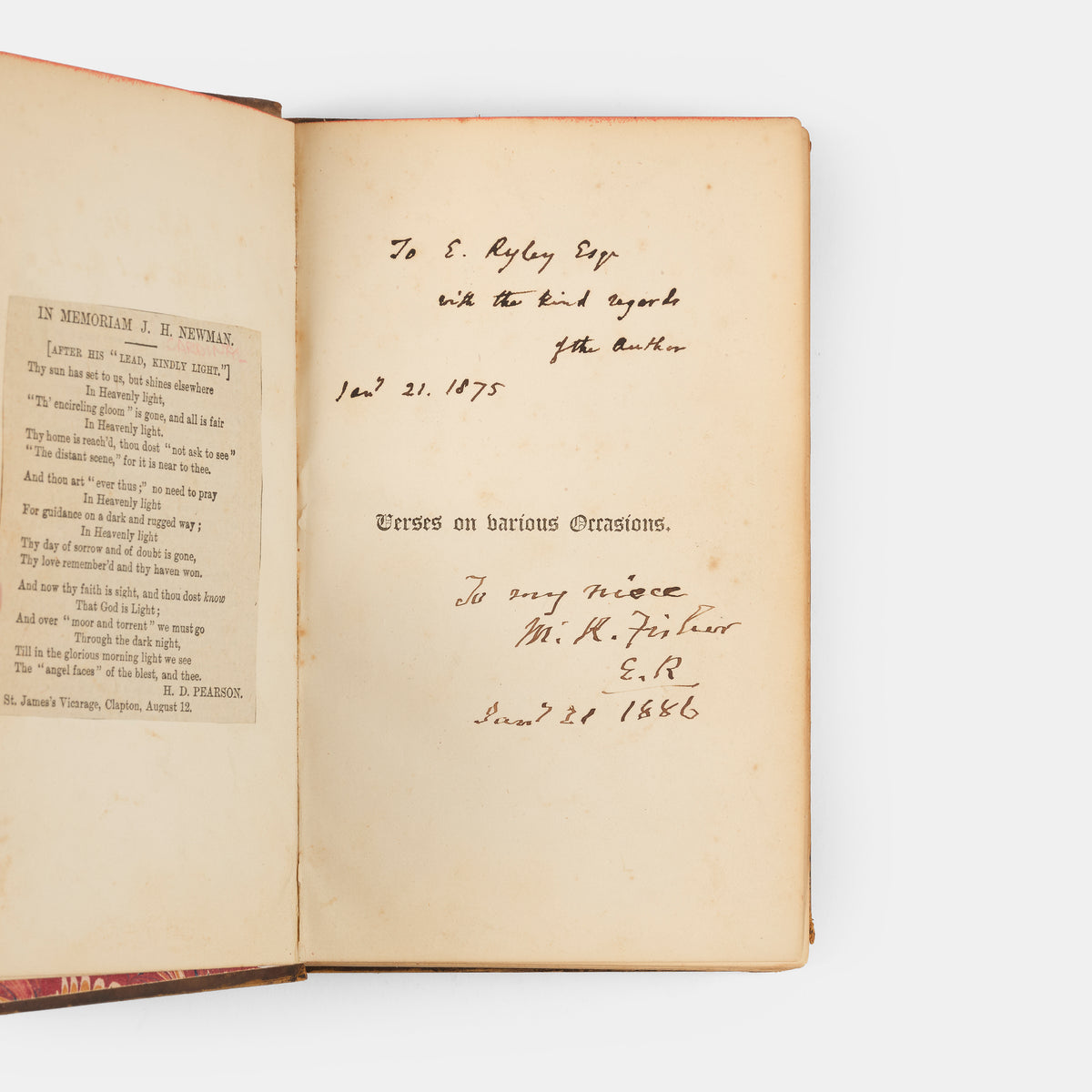 A fantastic collection of 17 works by or about Cardinal John Henry Newman, dating from 1840 to 1909
