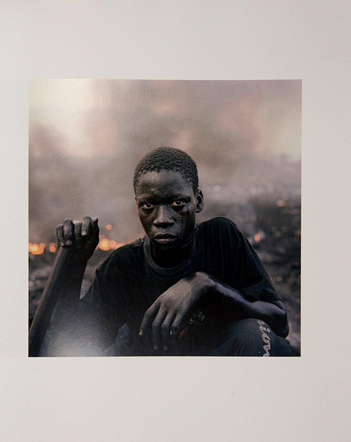 Pieter Hugo took these photographs at an e-waste processing facility in the Ghanaian capital of Accra, where circuits, transistors, capacitors and semiconductors are reduced to their base metals.