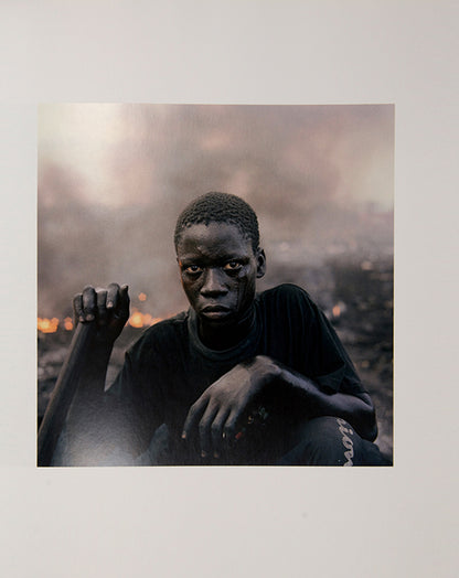 Pieter Hugo took these photographs at an e-waste processing facility in the Ghanaian capital of Accra, where circuits, transistors, capacitors and semiconductors are reduced to their base metals.