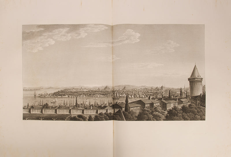 Proof copy, with the plates before letters, of Melling's Voyage Pittoresque de Constantinople et des Rives du Bosphore, 'One of the finest topographical illustrated books ever produced'. 