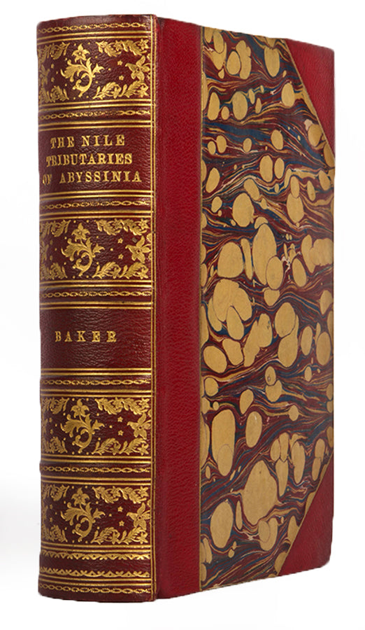 First edition of Samuel Baker's The Nile Tributaries of Abyssinia, his work on the lands of the Nile tributary system designed to complement The Albert Ny'anza.