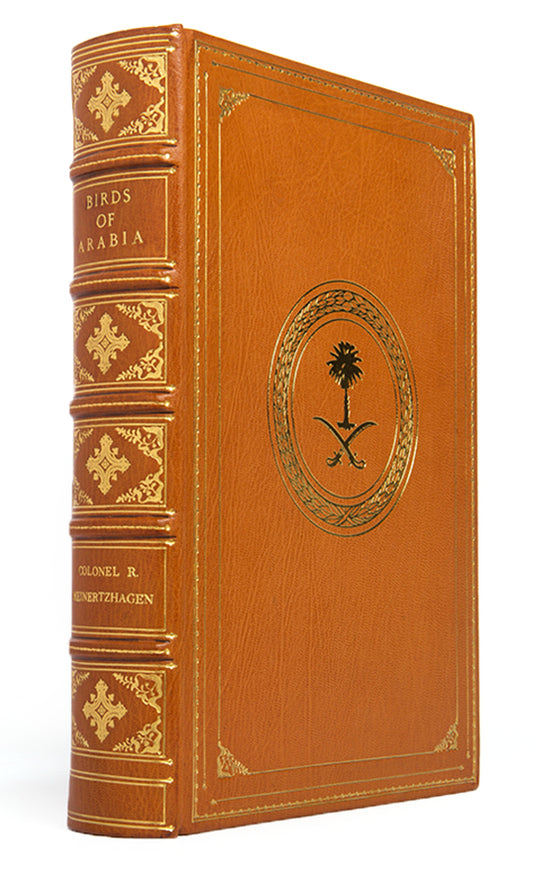 A finely bound copy of Colonel Meinertzhagen's 'Birds of Arabia', the definitive work on Arabian birds.