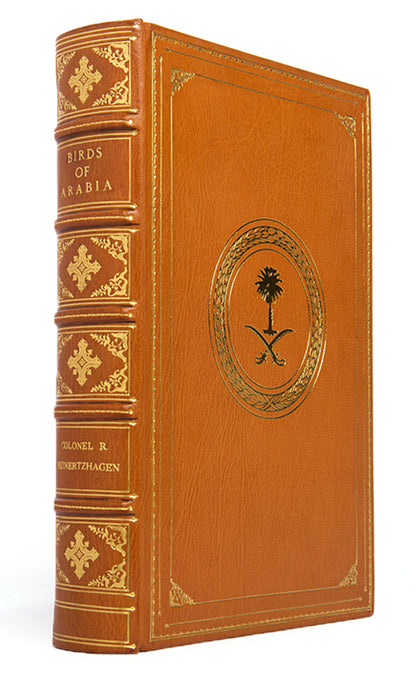 A finely bound copy of Colonel Meinertzhagen's 'Birds of Arabia', the definitive work on Arabian birds.