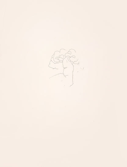 The complete book with two signed aquatints, one etching and embossed wrappers by Chillida.