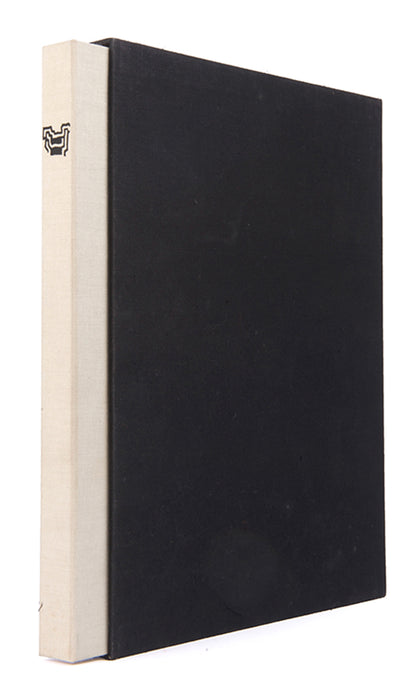 The complete book with two signed aquatints, one etching and embossed wrappers by Chillida.