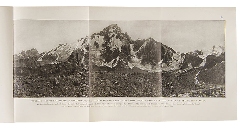 First edition of Aurel Stein's Ruins of Desert Cathay, in the  rare original publisher's dust-jackets, printed on cream paper in black with photograph to front panels not found in the text, leaving the books in truly fine condition.