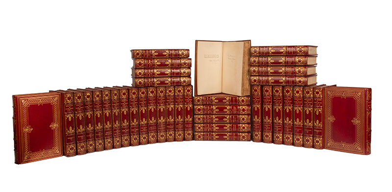 The Definitive edition of Mark Twain's The Writings of Mark Twain, signed by Mark Twain both as his real name and pen name.