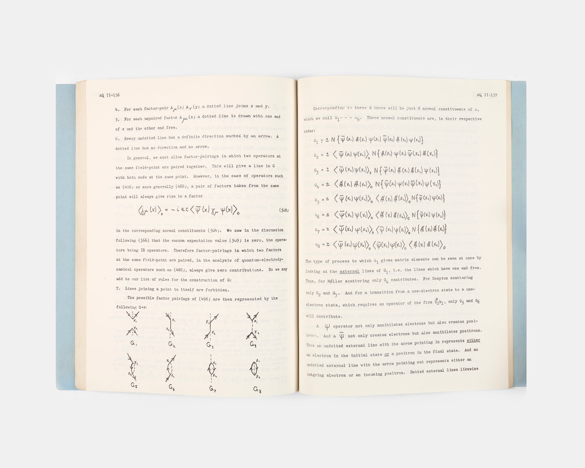 A signed copy of the second edition of Freeman Dyson's Advanced Quantum Mechanics, published in 1961.