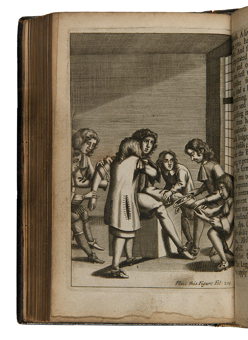 The rare first edition of A Compleat Treatise of Preternatural Tumours, a 17th-century work on cancer treatment by the surgeon-in-ordinary to Charles II, John Browne.