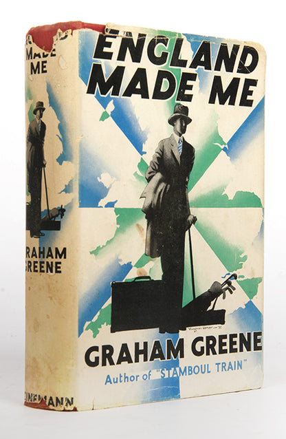 First edition of England Made Me by Graham Greene, in the first issue dust-jacket.