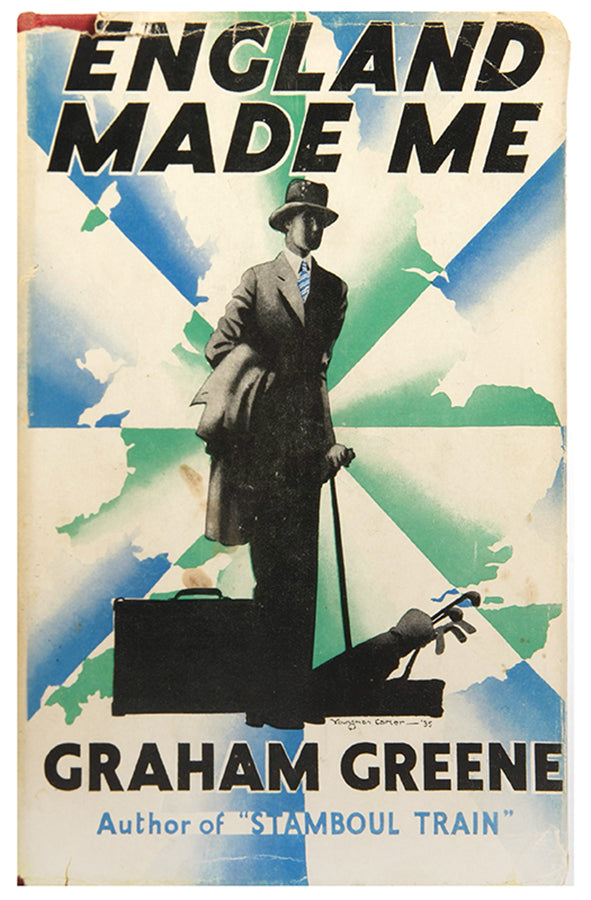 First edition of England Made Me by Graham Greene, in the first issue dust-jacket.