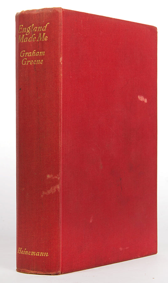 First edition of England Made Me by Graham Greene, in the first issue dust-jacket.