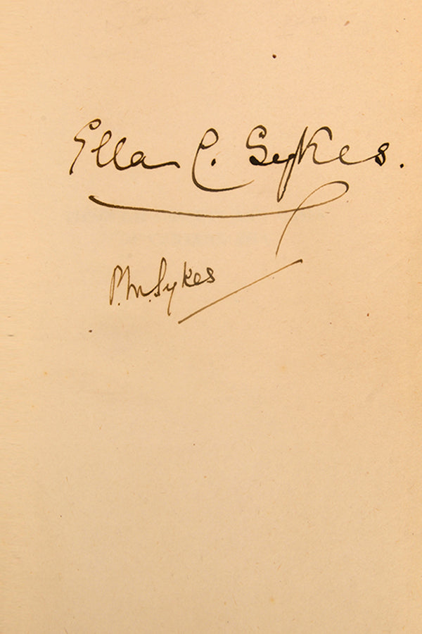 First edition, signed by both authors, of Through Deserts and Oases of Central Asia by Ella and Percy Sykes, a scarce account of Chinese Turkestan and the first account of Kashgar by a woman.