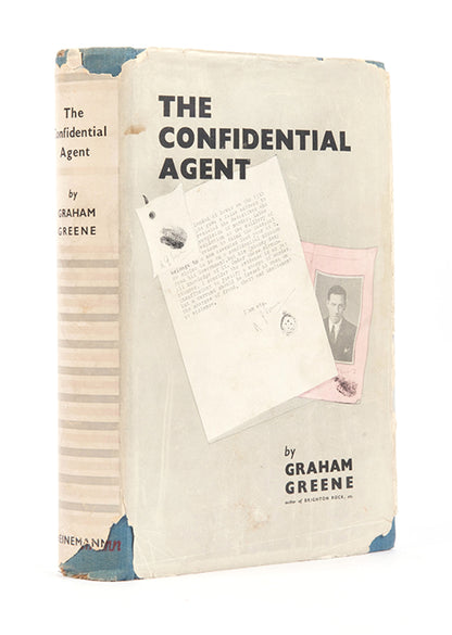 First edition of The Confidential Agent by Graham Greene in the first issue dustjacket.