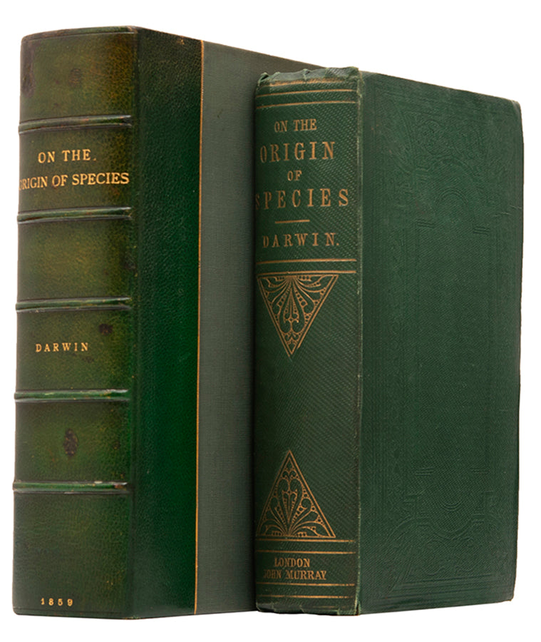 The first edition of the most influential scientific work of the nineteenth century, Charles Darwin's On the Origin of Species, published in 1859