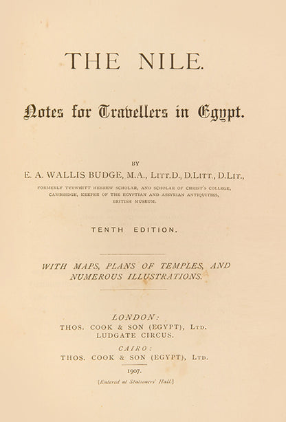 Wallis Budge was keeper of the Egyptian Antiquities at the British Museum. 