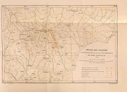 First edition of Aurel Stein's On Alexander's Track to the Indus, his passion project on the routes and battlefields of Alexander's campaign in the east.