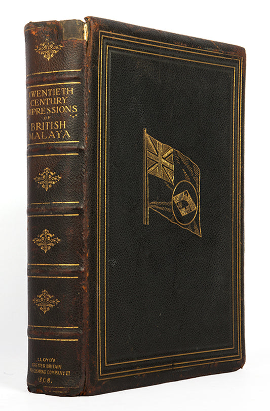 First edition of Twentieth Century Impressions of British Malaya, edited by Arnold Wright, a comprehensive survey of Malaysia before the First World War.