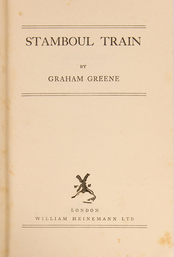 First edition of Stamboul Train by Graham Greene.
