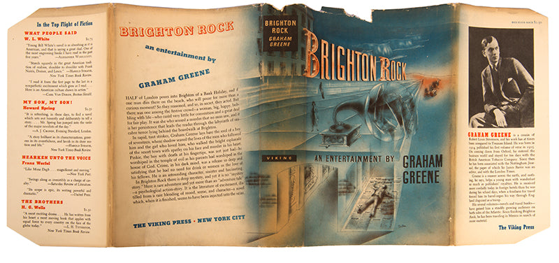 First edition of Brighton Rock by Graham Greene.