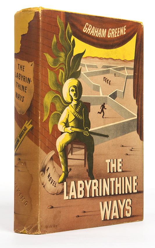 First US edition of The Labyrinthine Ways by Graham Greene, originally published in the UK as The Power and the Glory.