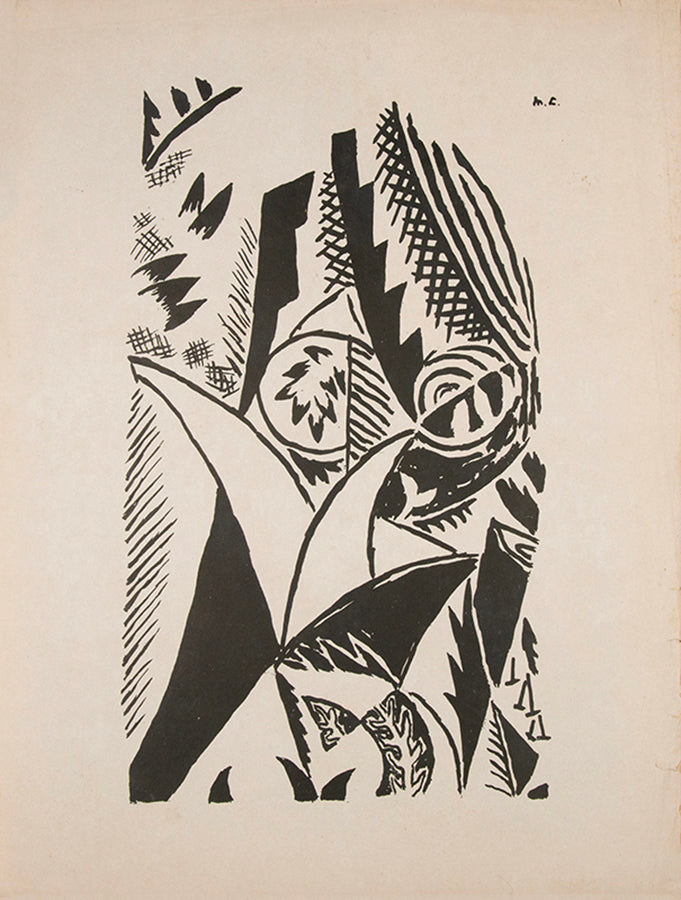 A presentation copy inscribed by both artists to Boris Anrep.