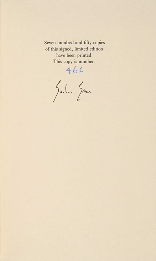 First edition of Yes and No and For Whom the Bell Chimes by Graham Greene. One of 750 copies, signed by the author.
