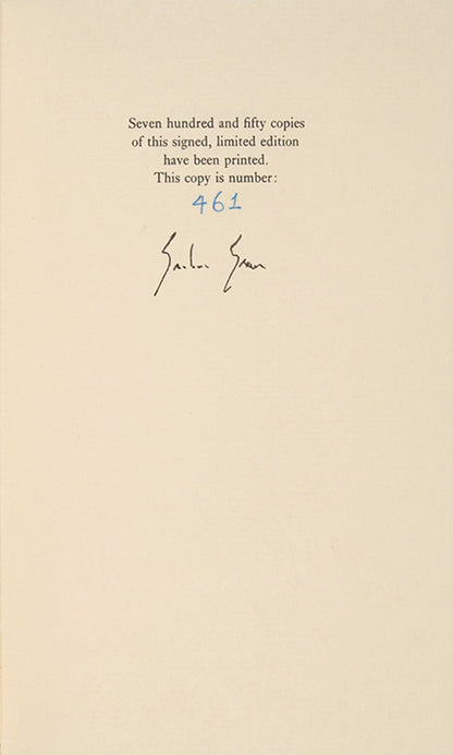 First edition of Yes and No and For Whom the Bell Chimes by Graham Greene. One of 750 copies, signed by the author.