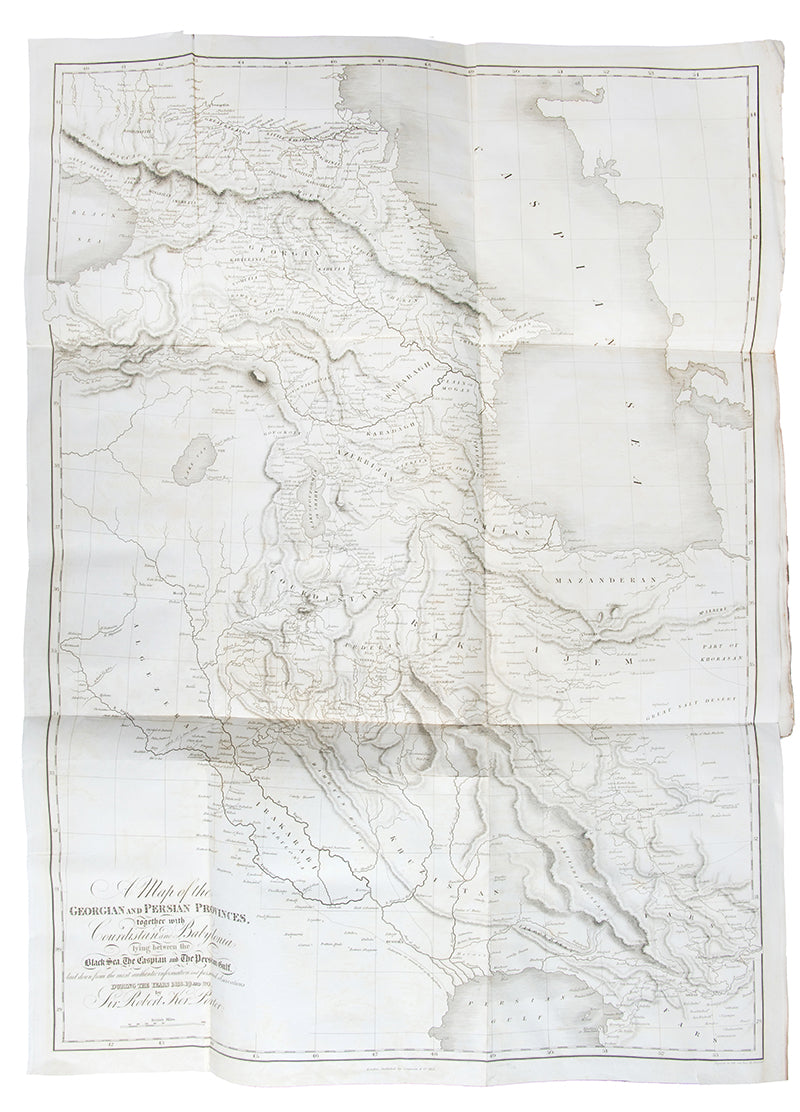 First edition of Travels in Georgia, Persia, Armenia, Ancient Babylonia, by Robert Porter, one of the great illustrated books on Persia in the original boards.
