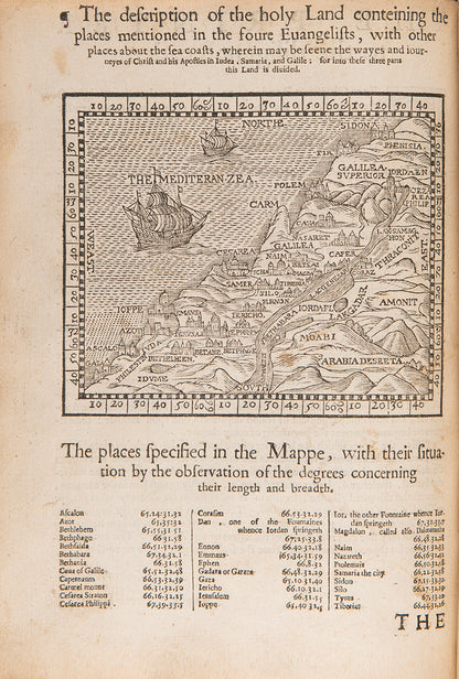 An intriguing quarto edition of the Geneva Bible, with a false imprint for 1599, printed in the Low Countries for use by English Puritans
