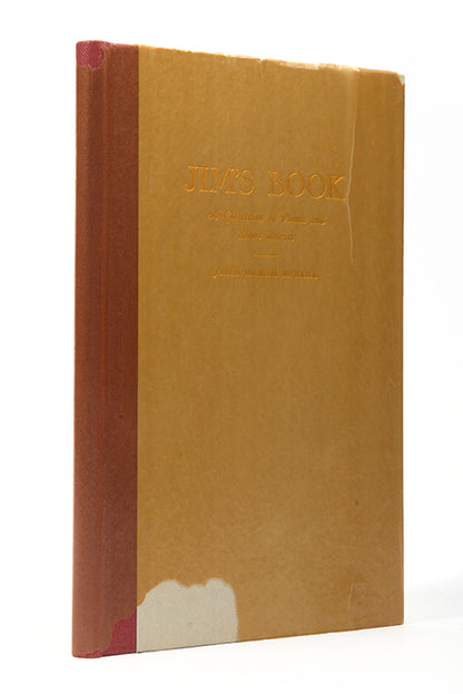 First edition of Jim's Book by James Merrill, inscribed by the author to his lover Peter Gillis.