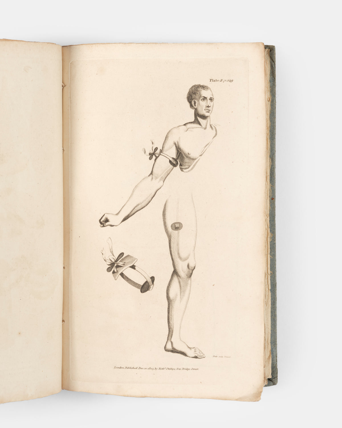 First edition of the medical guidebook The Naval Surgeon by William Turnbull, published in 1806. This copy a lovely example in the original boards.